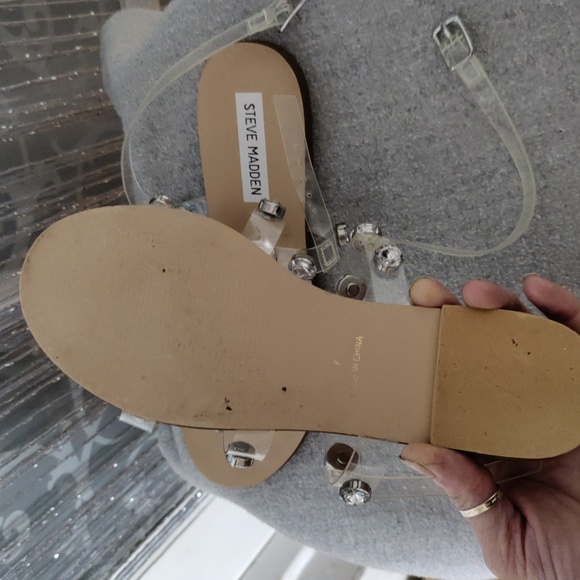 Steve Madden flat sandals size 7 true to size - Picture 5 of 6